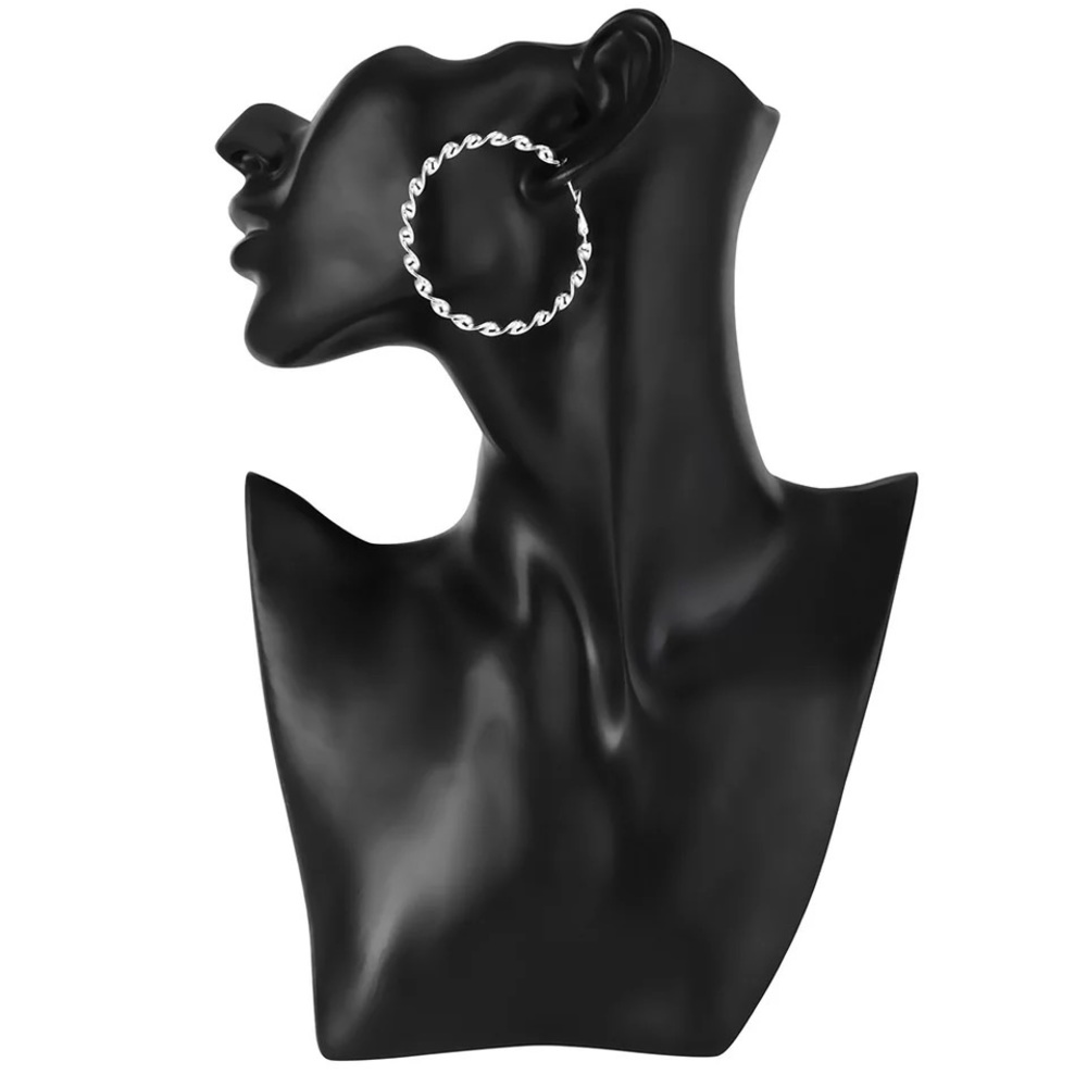 NewStyle 925 Sterling Silver Earrings Twisted Line